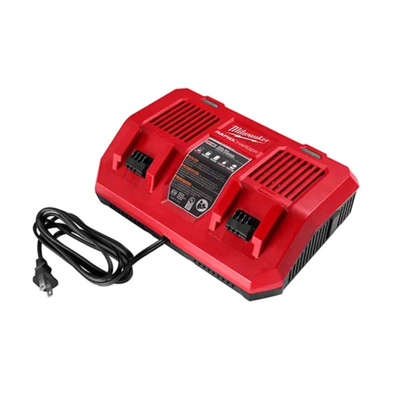 Milwaukee M18 Dual Bay Simultaneous Rapid Charger - 48-59-1802
