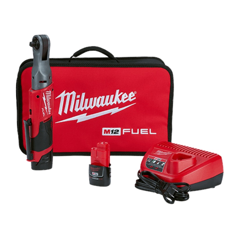 Milwaukee M12 FUEL 3/8" Ratchet (Available as a 2 Battery Kit or Bare Tool)