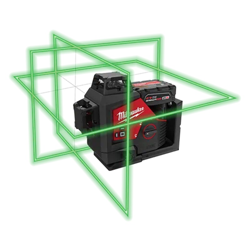Milwaukee M12 Green 360 3-Plane Laser - 3632-21