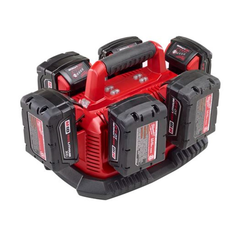 Milwaukee M18 Six Pack Sequential Charger - 48-59-1806