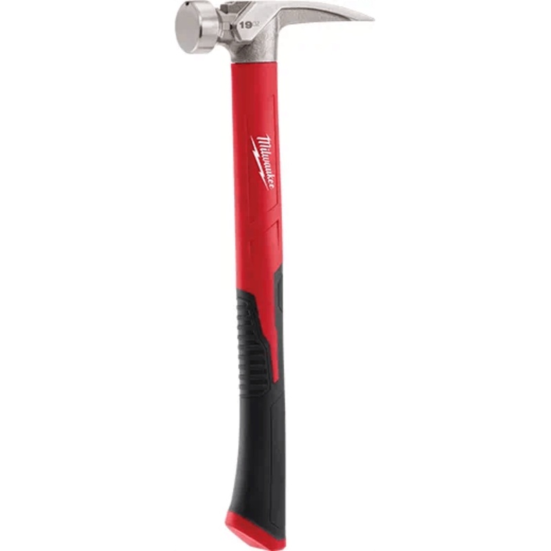 Milwaukee 19oz Smooth Face Poly/Fiberglass Handle Hammer - 48-22-9316