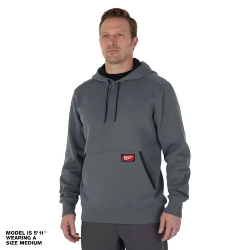 Milwaukee Midweight Pullover Hoodie - Grey