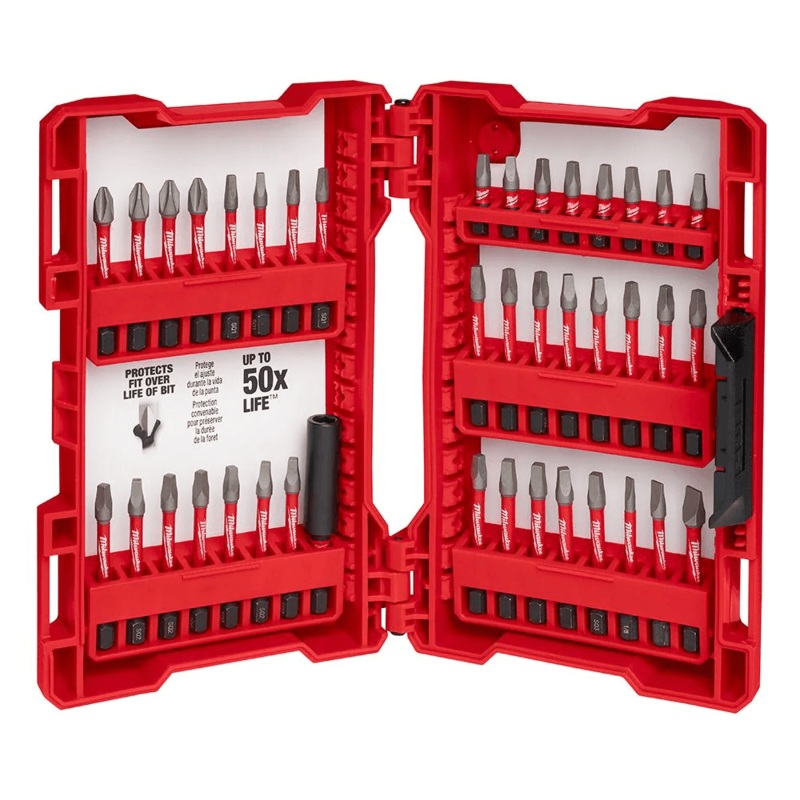 Milwaukee Tool Shockwave Impact Duty Driver Bit Set (40-Piece) - 48-32-4020
