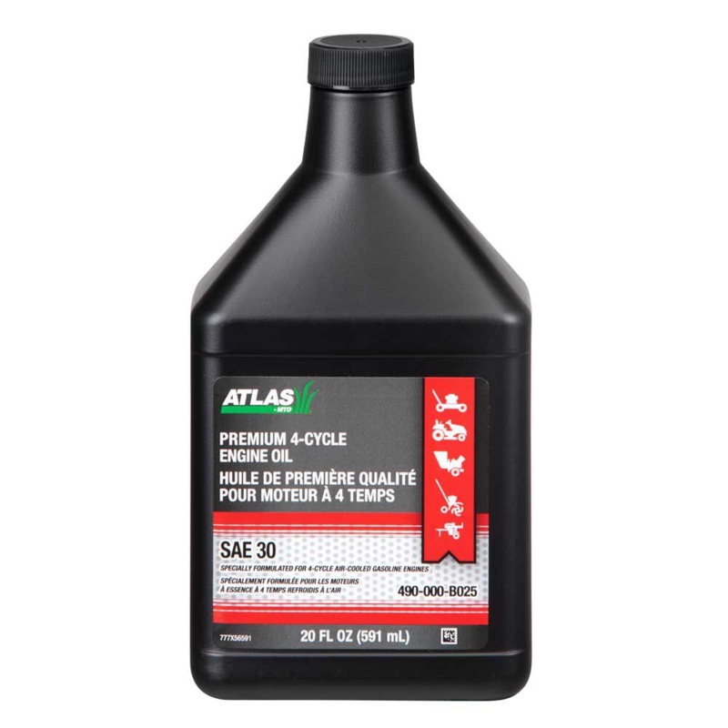 Atlas 4-Cycle SAE 30 Lawn Mower Oil - 490-000-B025