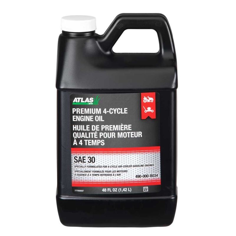 Atlas Premium Sae 30 Lawn Mower And Tractor Engine Oil - 490-000-B034