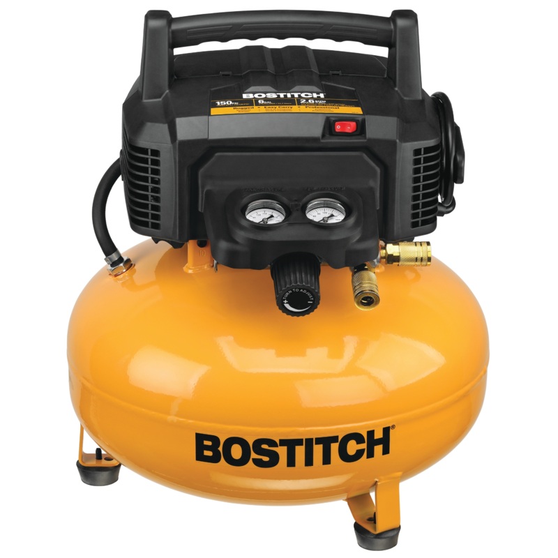 Bostitch 6 GALLON 150 PSI OIL-FREE COMPRESSOR - BTFP02012