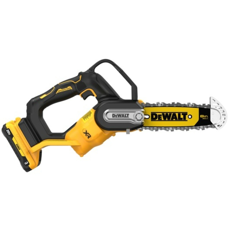Dewalt 20V MAX* 8 in. Brushless Cordless Pruning Chainsaw Kit with 3 Ah Battery - DCCS623L1