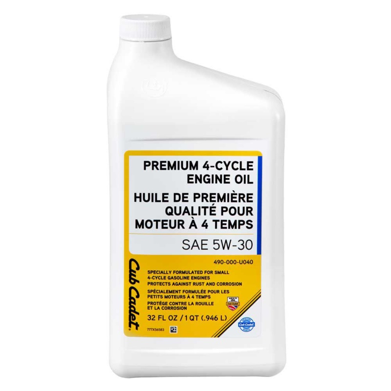 MTD Cub Cadet 32-oz - 4-Cycle Engines 5W-30 Conventional Engine Oil - 490-000-U040