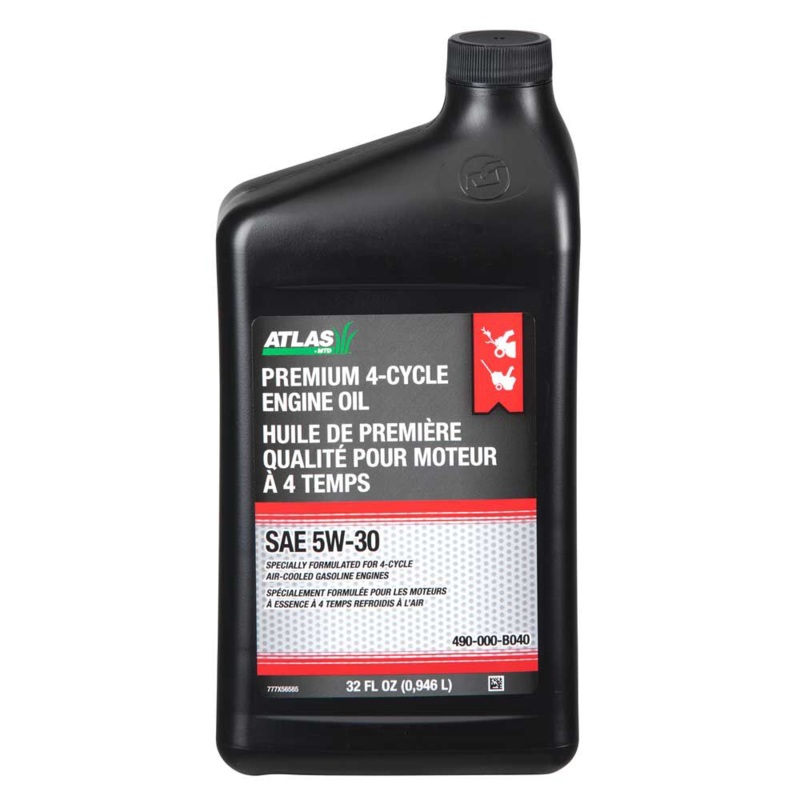 MTD Cub Cadet Oil - SAE 5W30 32 OZ - 490-000-B040