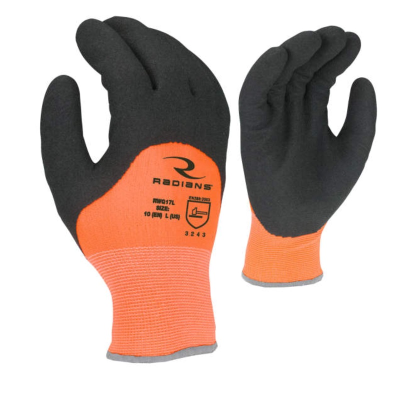 Radians RWG17 Latex Coated Cold Weather Glove (Assorted Sizes Available)