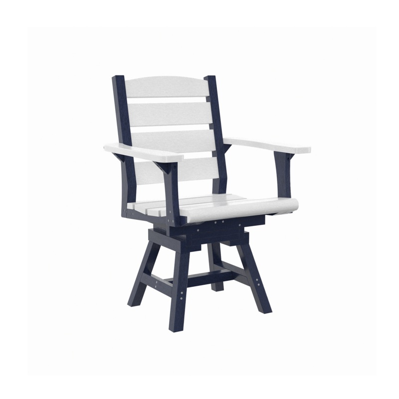 CR Plastics Napa Dining Swivel Arm Chair - C322