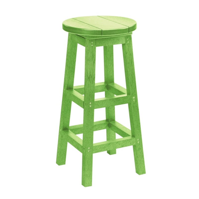 CR Plastics Swivel Bar Stool - C23