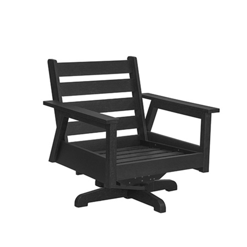 CR Plastics Tofino Collection Swivel Arm Chair Frame (Assorted Colours Available) - DSF284