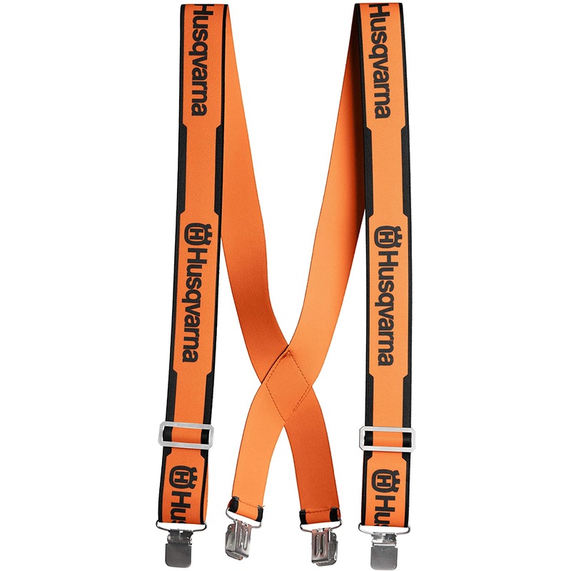 Husqvarna Suspenders - various colors (clip or button)