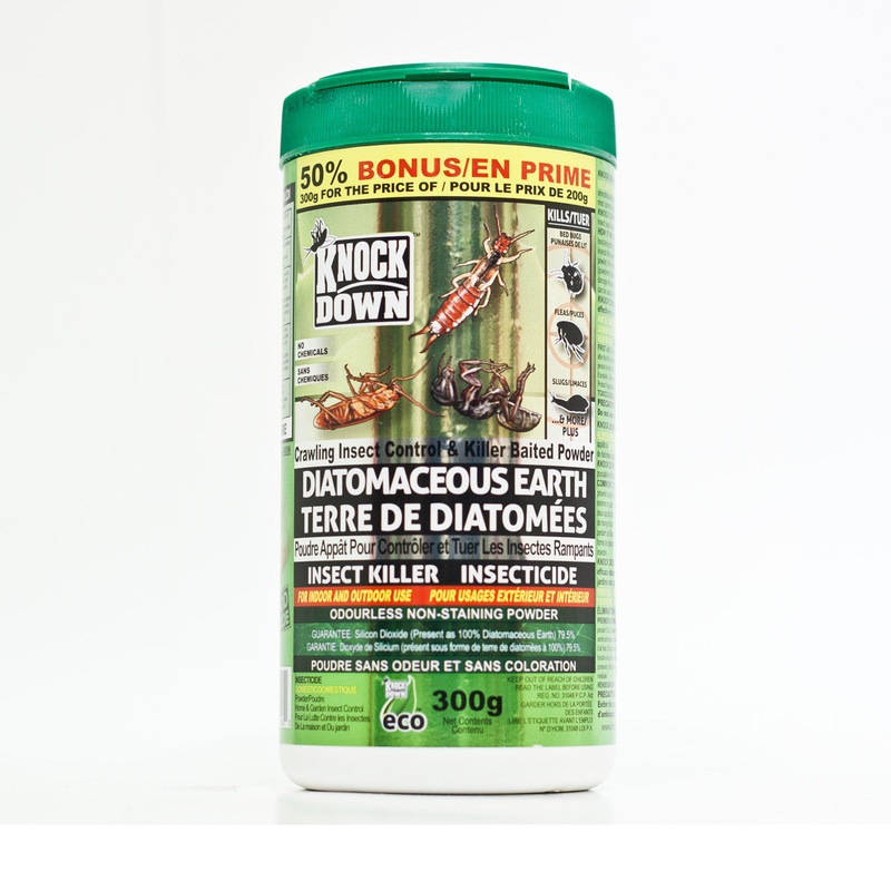 Kuus Knock Down Diatomaceous Earth (with Baits), 300g - KUKD160D