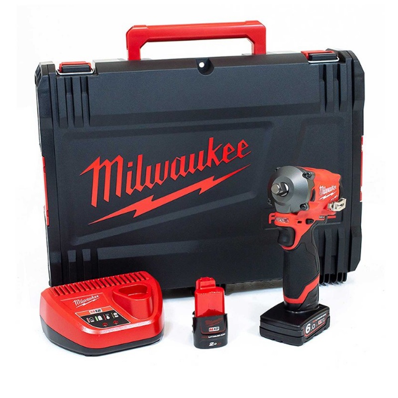 Milwaukee M12FIWF12-622X M12 Fuel 1/2 Wrench 1X 6.0 & 1X 2.0Ah