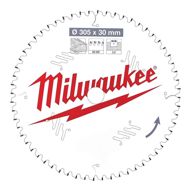 Milwaukee TCT Blade 305mm X 30 X 60T 4932471321