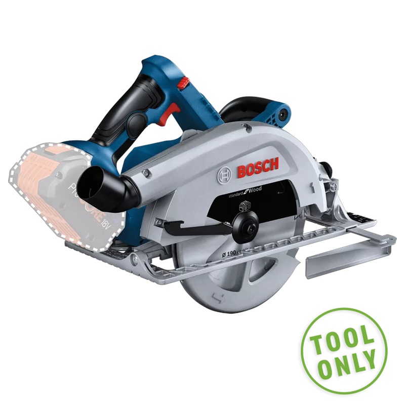 BOSCH GKS 18V-68 (Body Only, Carton) BITURBO Brushless 18V Circular Saw 06016C9000