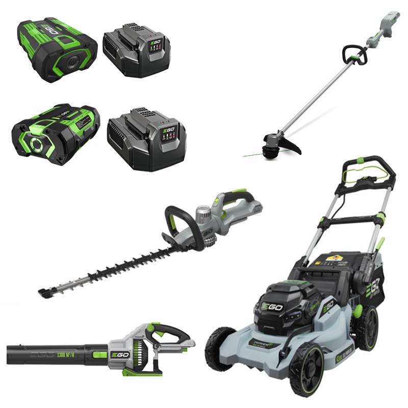 EGO Complete 56V Garden Bundle (LM1702E-SP, ST1300ES, HT5100E, LB5800E)