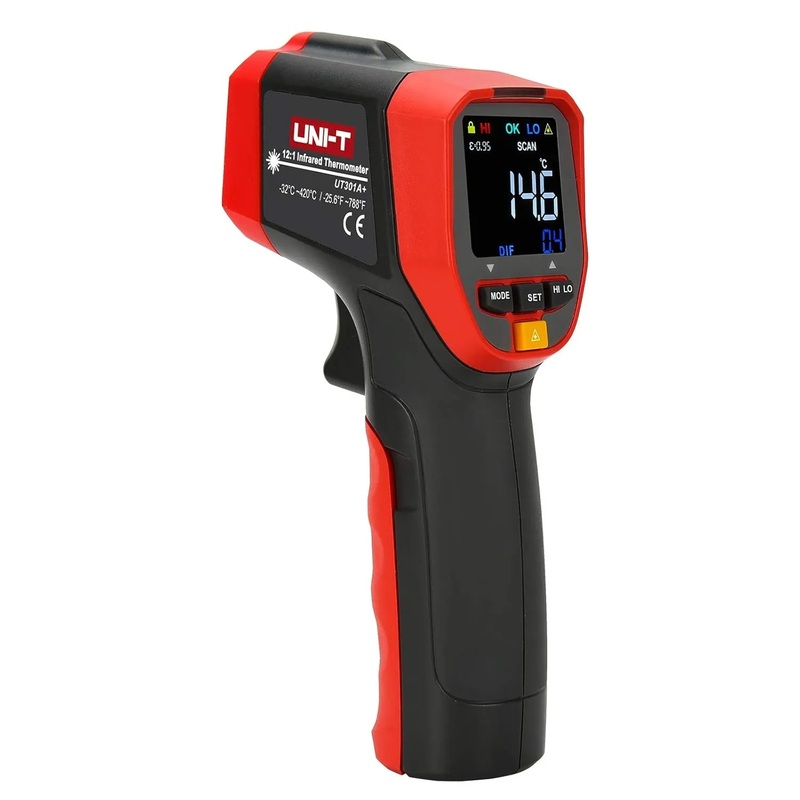 UNI-T Infrared Thermometer -32C420C Single Laser | UT301A+