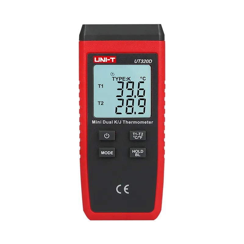UNI-T 2 Channel Contact Type Thermometer | UT320D