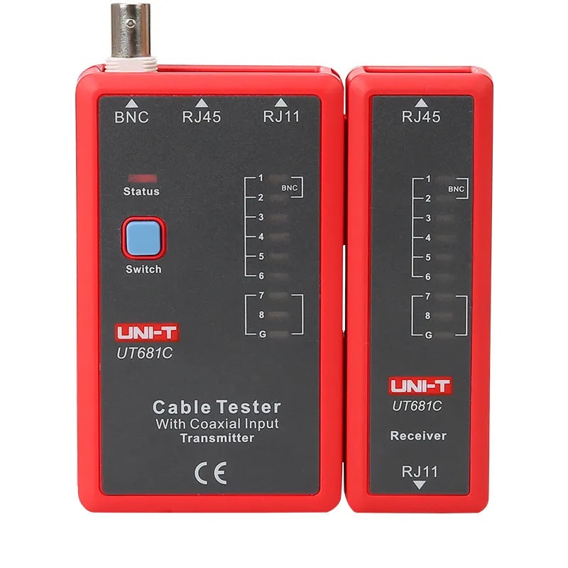 UNI-T Cable Tester for Ethernet and Coaxial Cables | UT681C