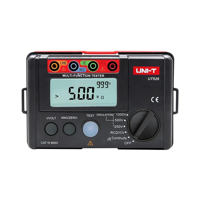 UNI-T Multifunction Electric Meter 1kV Insulation Tester + RCD | UT526