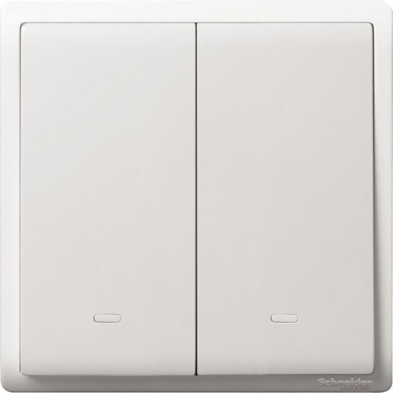 20A-16AX 250V 2 Gang 1 way switch