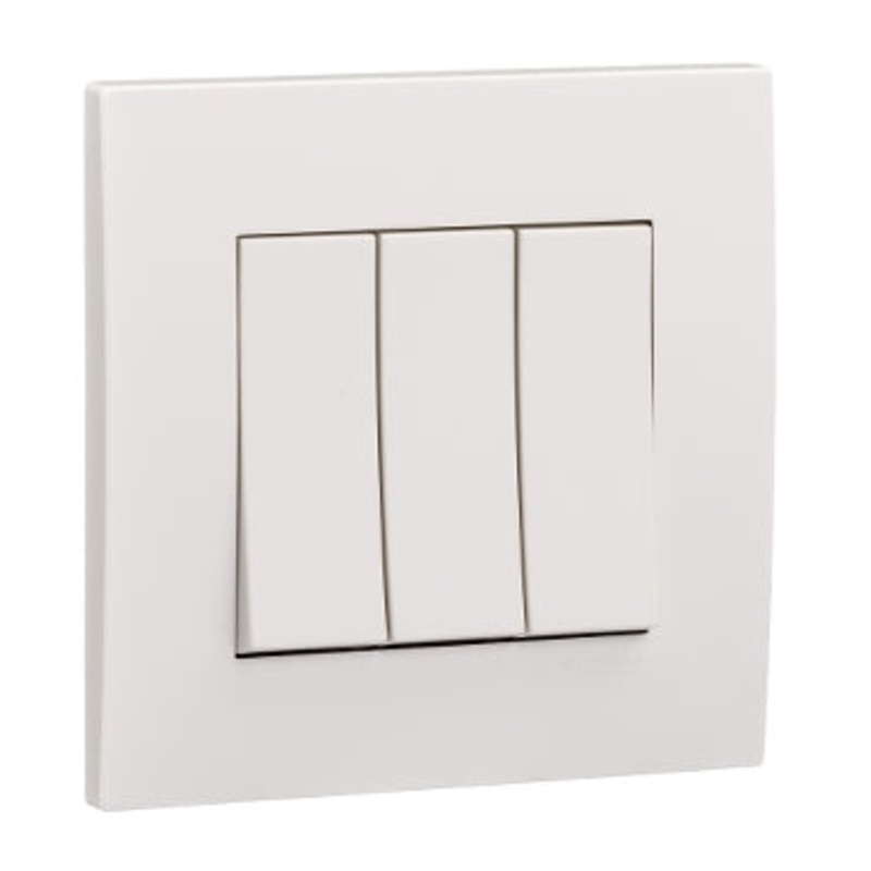 20A 250V 3 Gang  1 Way Switch