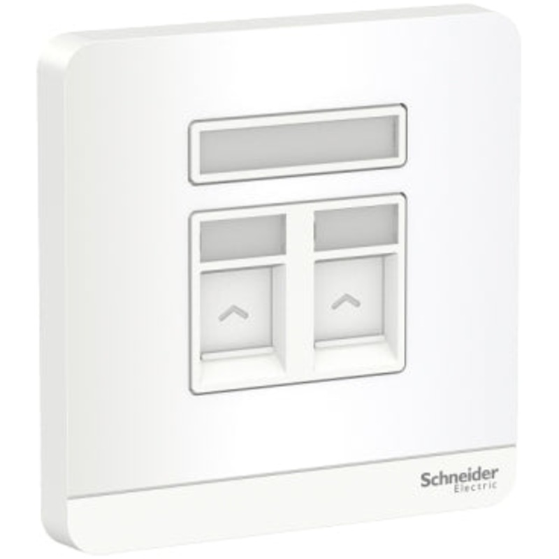 2G RJ45 DATA CAT6 SHUTTERED WE