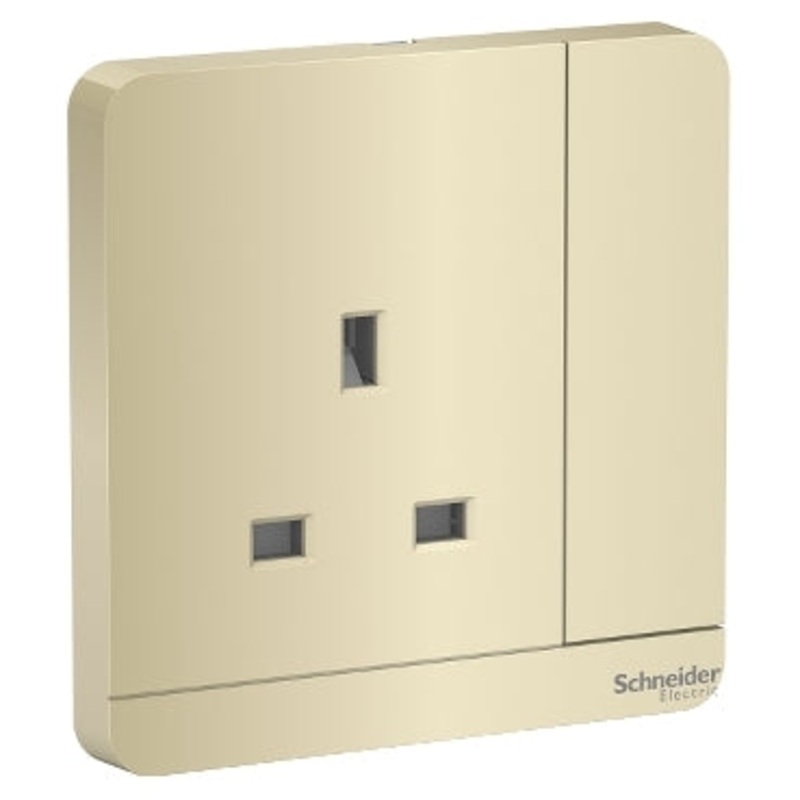 AvatarOn, switched socket, 3P, 13 A, 250 V, Wine Gold