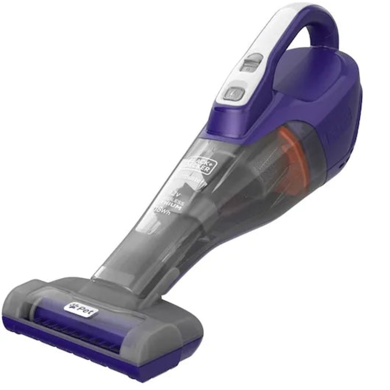 Black+Decker Cordless Pet Dustbuster Hand Vacuum 12V 1.5Ah | DVB315JP-GB