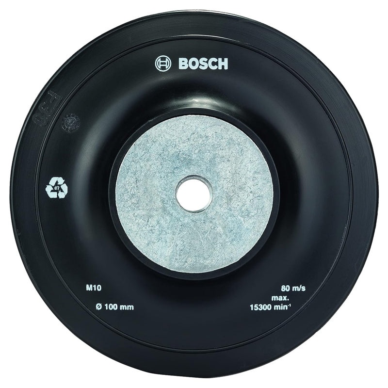 Backing Pad 100mm M10 flange thread