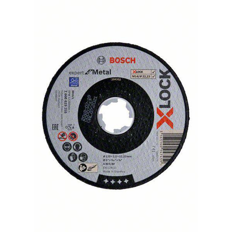Cutting disc (straight) 125 x 22.23 x 2.5 mm