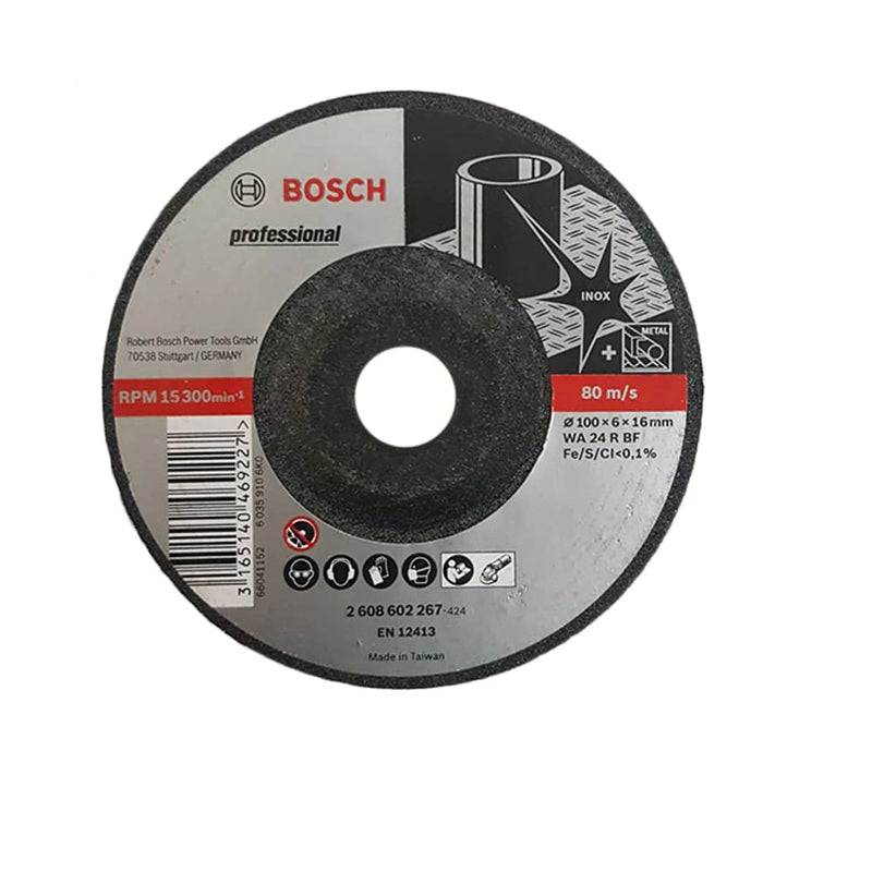 Grinding Disc Standard for Inox 100x6x16mm