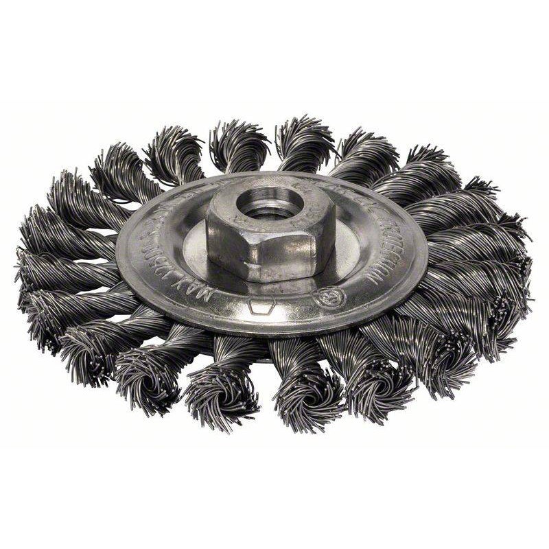 Wire Wheel 115m Knotted 0.5mm Heavy for Steel M14