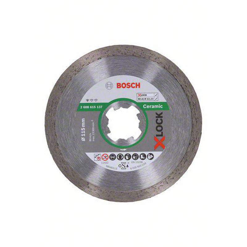 X-LOCK Diamond Cutting Disc Standard for Ceramic 115x1.6x7mm