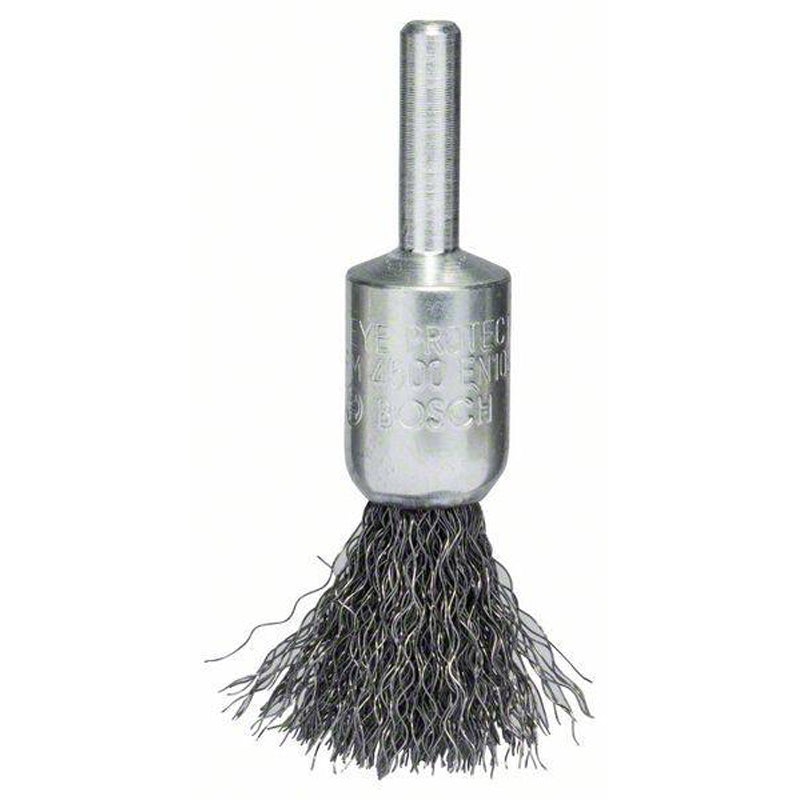 6mm Shank Pencil Brush 15mm, Crimped