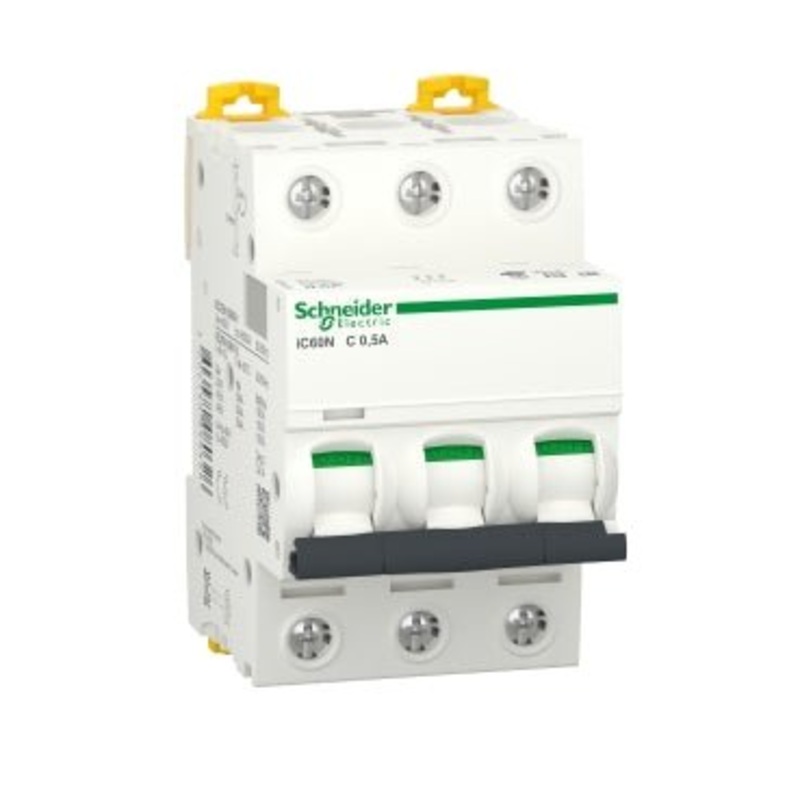 Acti9 iC60N 3P C 1/2A MCB