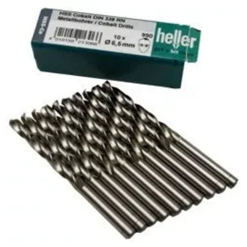 Heller HSS-CO 5% Cobalt Jobber Drill Bit Set 4mm 10 Pcs | 21281 6