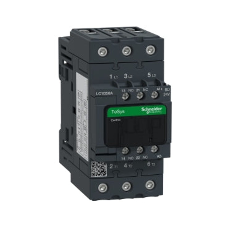 3P EVLK CONTACTOR 50A 22KW AC3 24VDC