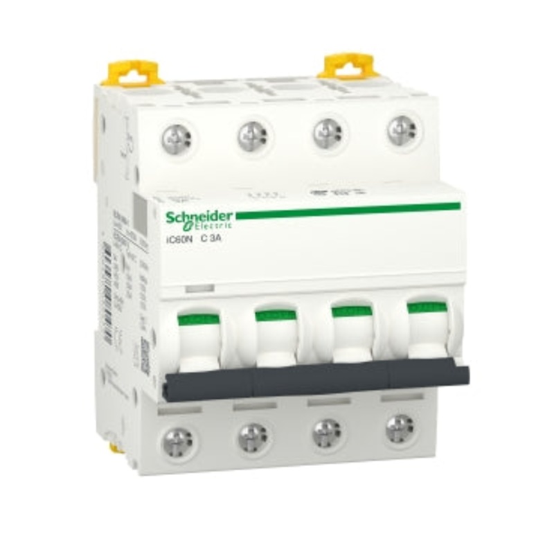 Acti9 iC60N 4P C 3A MCB