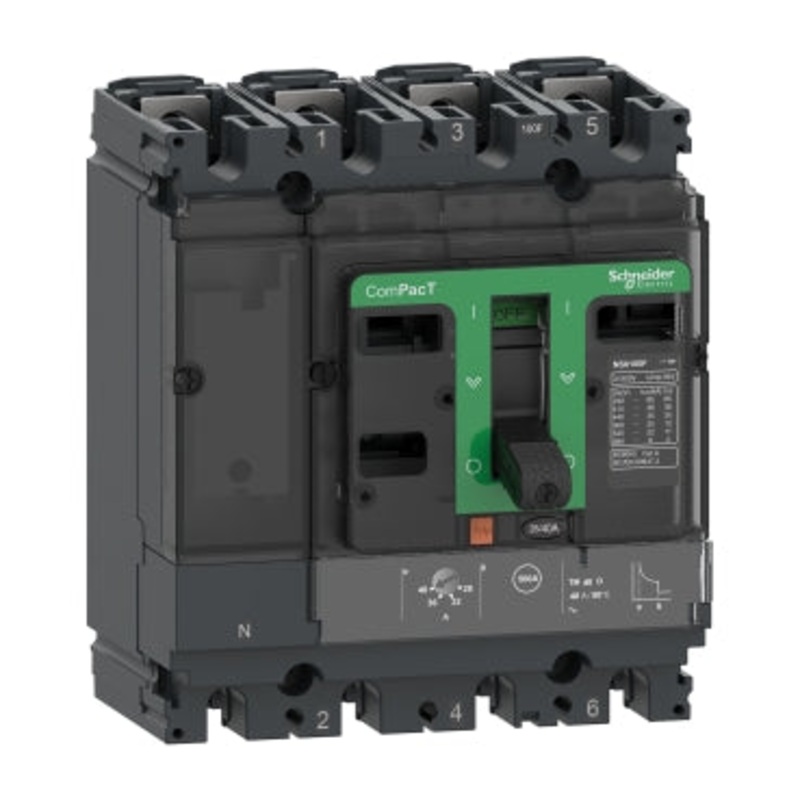 NSX100B 25kA AC 4P3D 80A TMD 50C