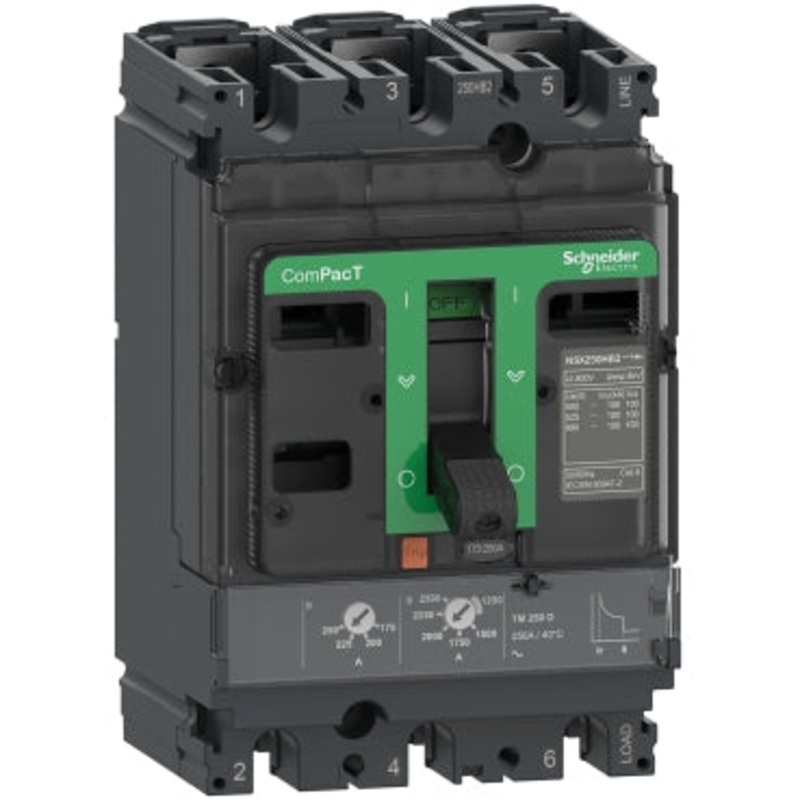 NSX250F 36kA AC 3P3D 160A TMD 50 C