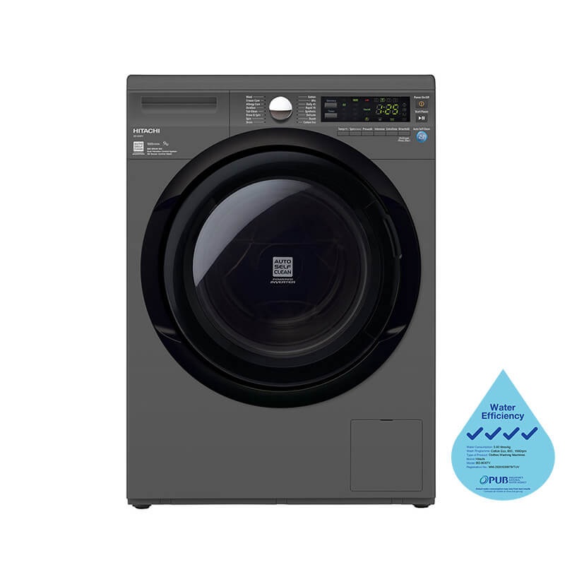 Washing Machine Front Loading 9Kg-Hitachi-BD-90XFV 3CQ