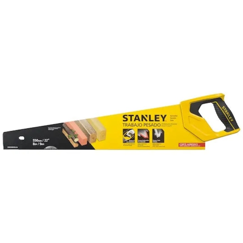 Stanley 22 inch Basic Handle Bi-Material Saw | STHT20376-LA