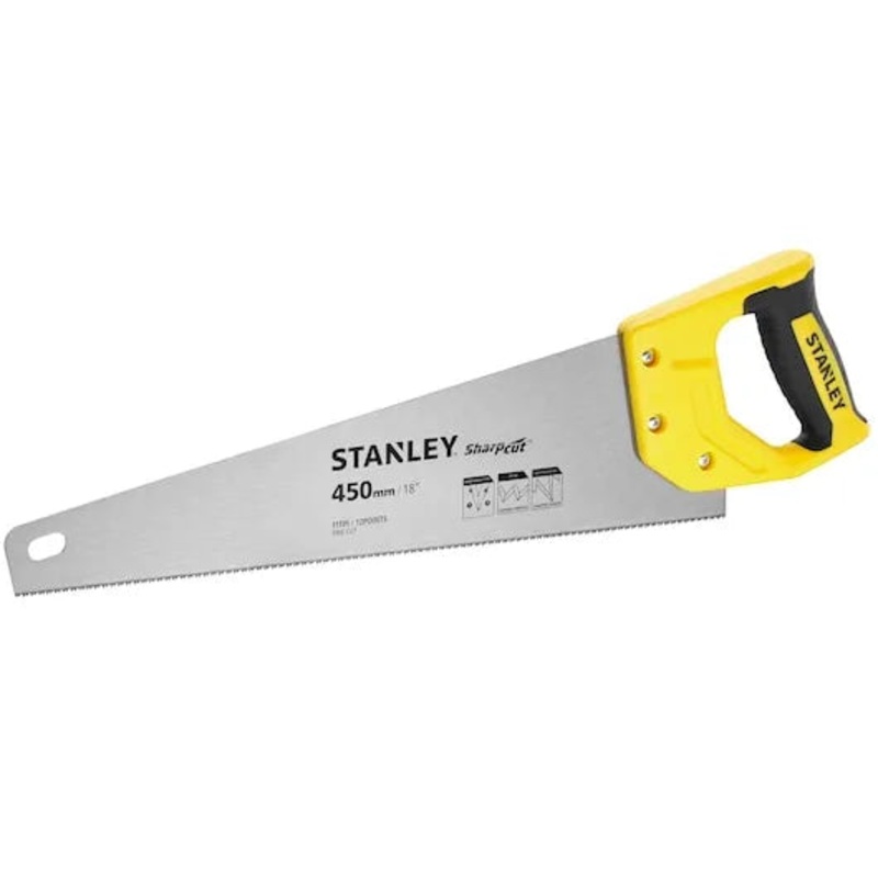 Stanley Sharpcut Hand Saw 18in 450mm 11 TPI | STHT20370-1