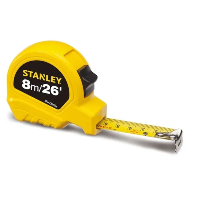 Stanley Short Tape Rule 8m/26ft x 25mm | STHT33994-8