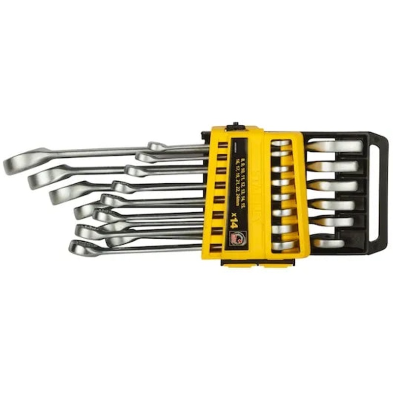 Stanley 14-Piece Combination Wrench Set Metric with Holder | STMT78092-8