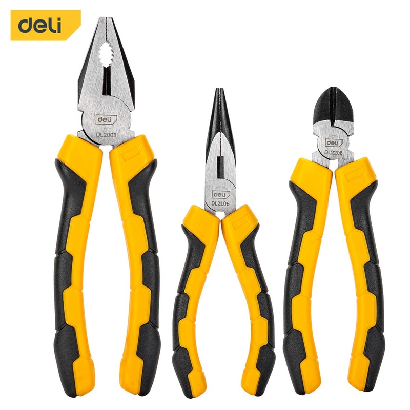 Deli 3pcs Pliers Set | EDL2008-3